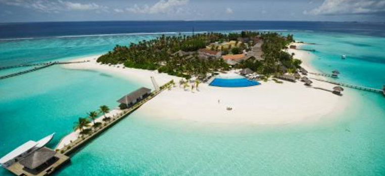 Maldives private island overwater villas